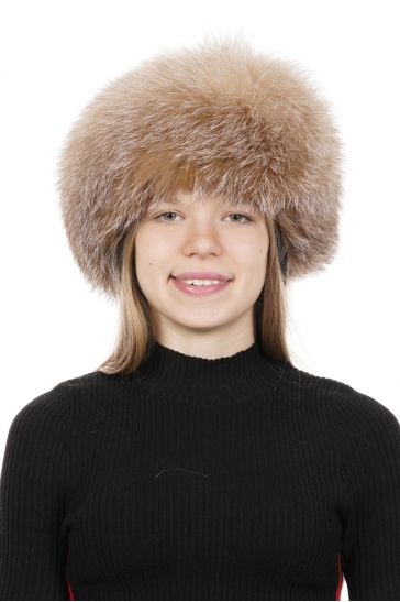 Шапка женская из блюфроста